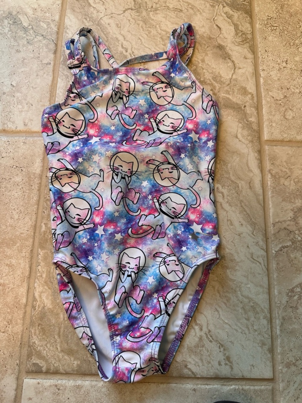 Destira Space Cat practice leotard, size small